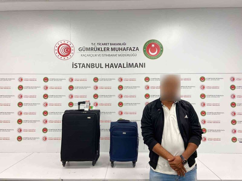 İstanbul Havalimanı’nda valizin demir çubuklarına gizlenmiş kokain bulundu
