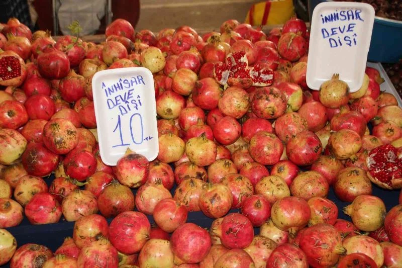 Osmanlı saraylarının nar ihtiyacının yarısını karşılayan Bilecik’te nar yerinde 5, pazarda ise 10 TL
