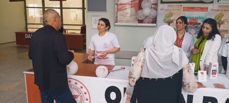 Cizre’de organ bağışı farkındalığına dikkat çekildi
