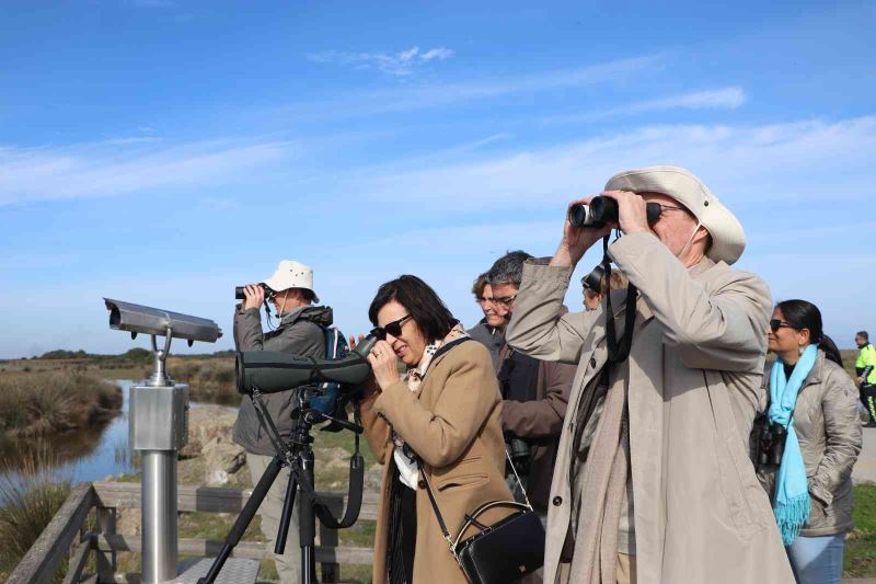 Büyükelçiler Kızılırmak Deltası’nda kuş gözlemledi
