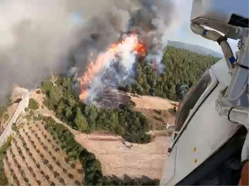 Kazdağları’ndaki yangını işte böyle söndürdüler
