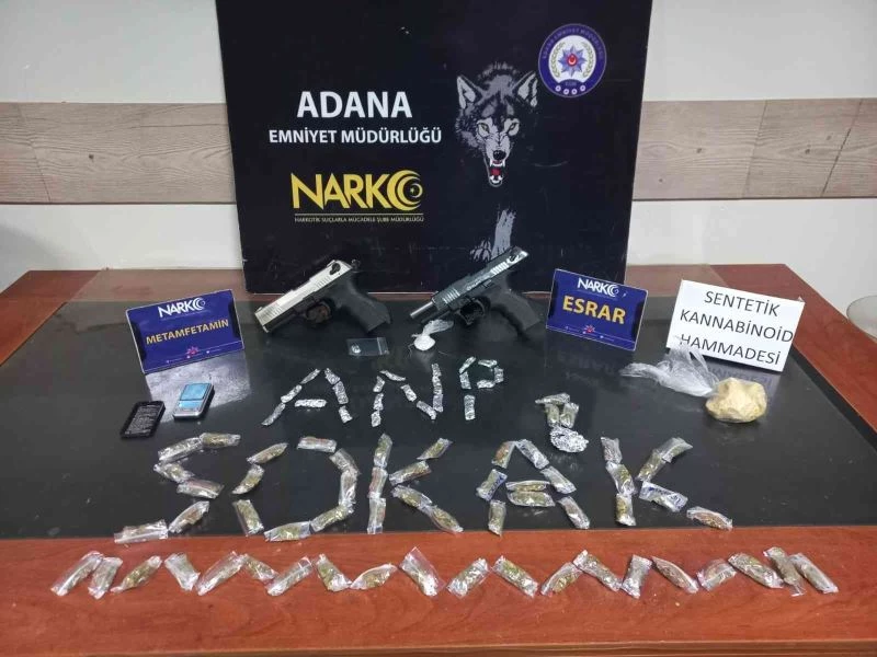 Uyuşturucu operasyonuna 1 tutuklama, 2 ev hapsi
