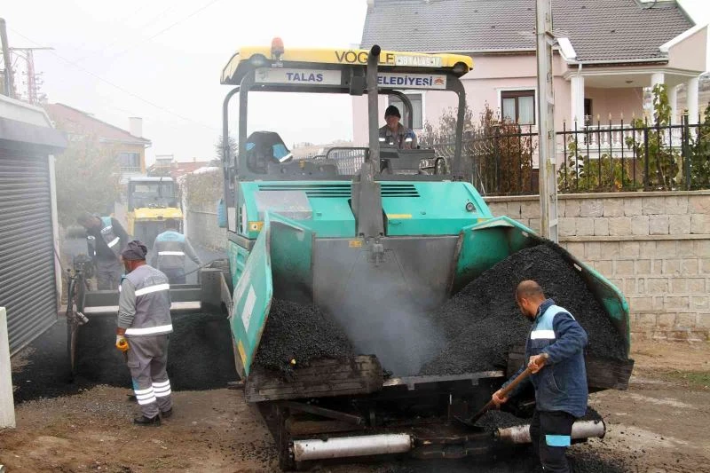 Talas’ta Asfalt Sezonu Bitmez
