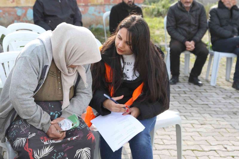 Vatandaşlara tarım, iklim değişikliği ve su tasarrufu bilgilendirmesi
