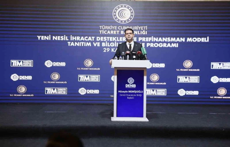 DENİB Başkanı Memişoğlu; “2022’yi geçen yıla göre yüzde 5 ile 6 ihracat artışıyla kapatacağız”

