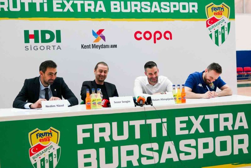 Frutti Extra Bursaspor, Dusan Alimpijevic’in sözleşmesini uzattı

