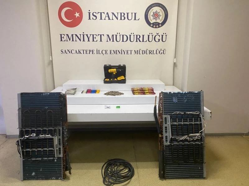 Sancaktepe’den 143 TL’lik bozuk para ile klima radyatörü çalan şüpheli yakalandı
