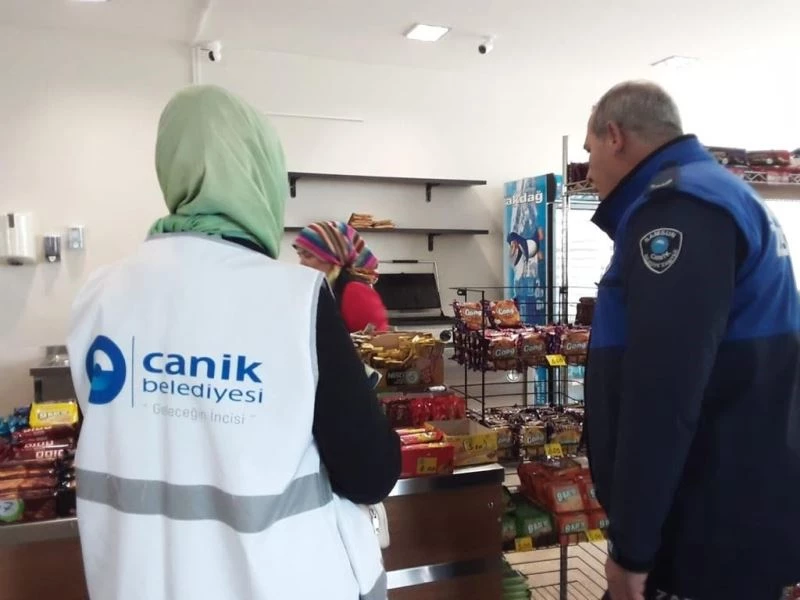 Canik zabıtasından nokta denetim
