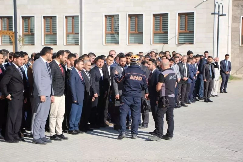 Tatbikatlar afetlere hazırlıkta büyük önem taşıyor
