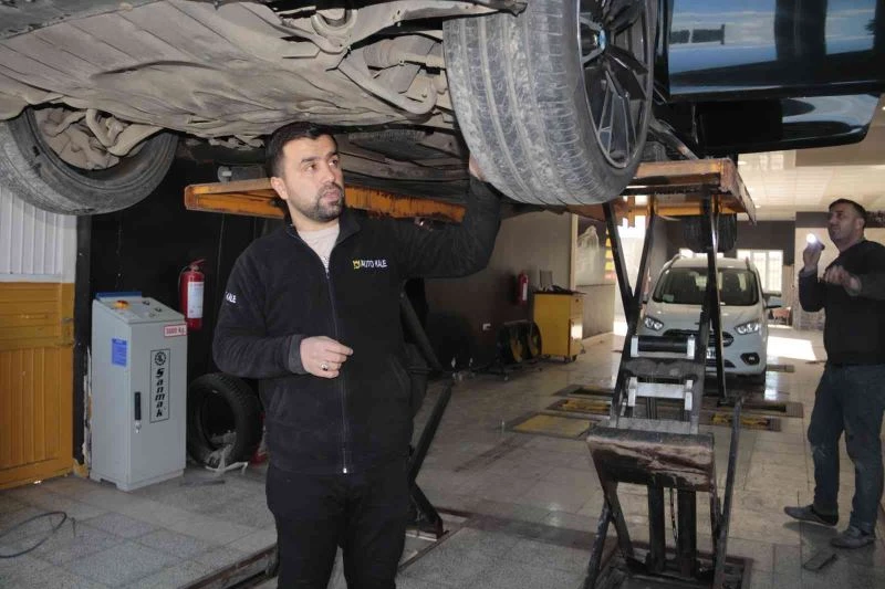 Havaların soğumasıyla oto tamircilerde yoğunluk başladı
