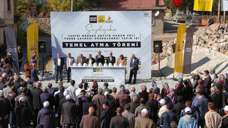 Seydişehir’de Seyyid Harun Veli Çevre Düzenlemesi 2. Etabının temeli atıldı
