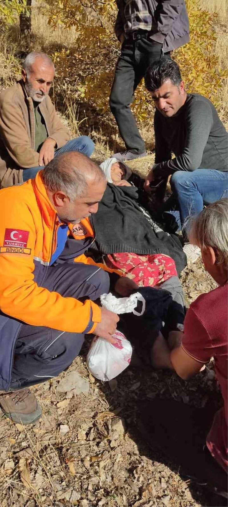 Bingöl’de kuşburnu toplanken kaybolan yaşlı kadın bulundu
