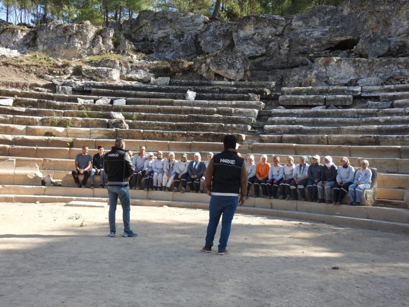 Hyllarima antik kentinde uyuşturucu bağımlığı eğitimi
