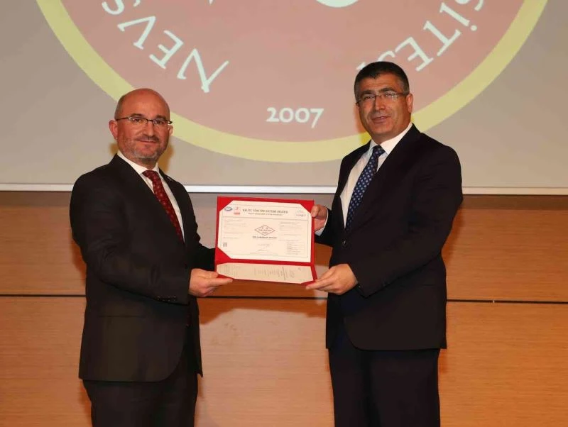 NEVÜ ‘Sağlıklı ve Güvenli Kampüs’ belgesini 2. kez aldı
