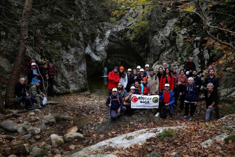 Biga Tabanvay Doğa Yürüyüş Grubu destan çiftliğini gezdi
