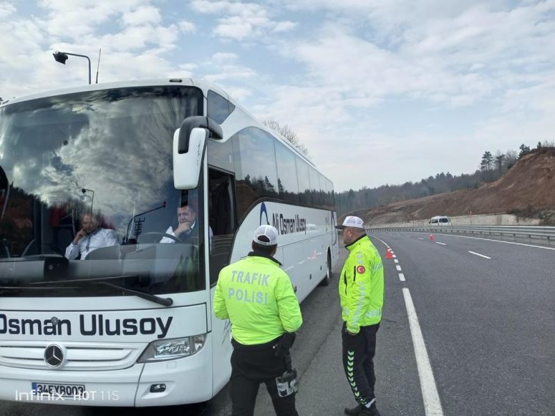 Zonguldak’ta 29 araç sürücüsüne 29 bin 300 lira ceza
