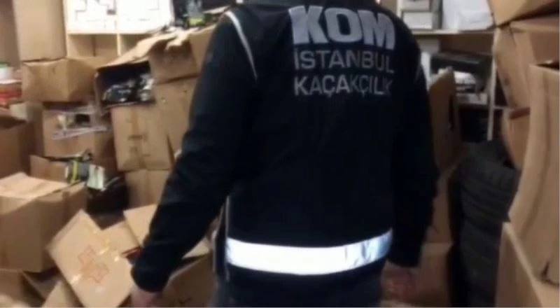 İstanbul merkezli 2 ilde kaçak sigara operasyonu: Piyasa değeri 5 milyon lira olan sigara ele geçirildi
