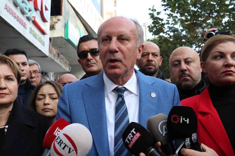 Memleket Partisi Genel Başkanı Muharrem İnce: “6’lı masanın da sicili bozuk”
