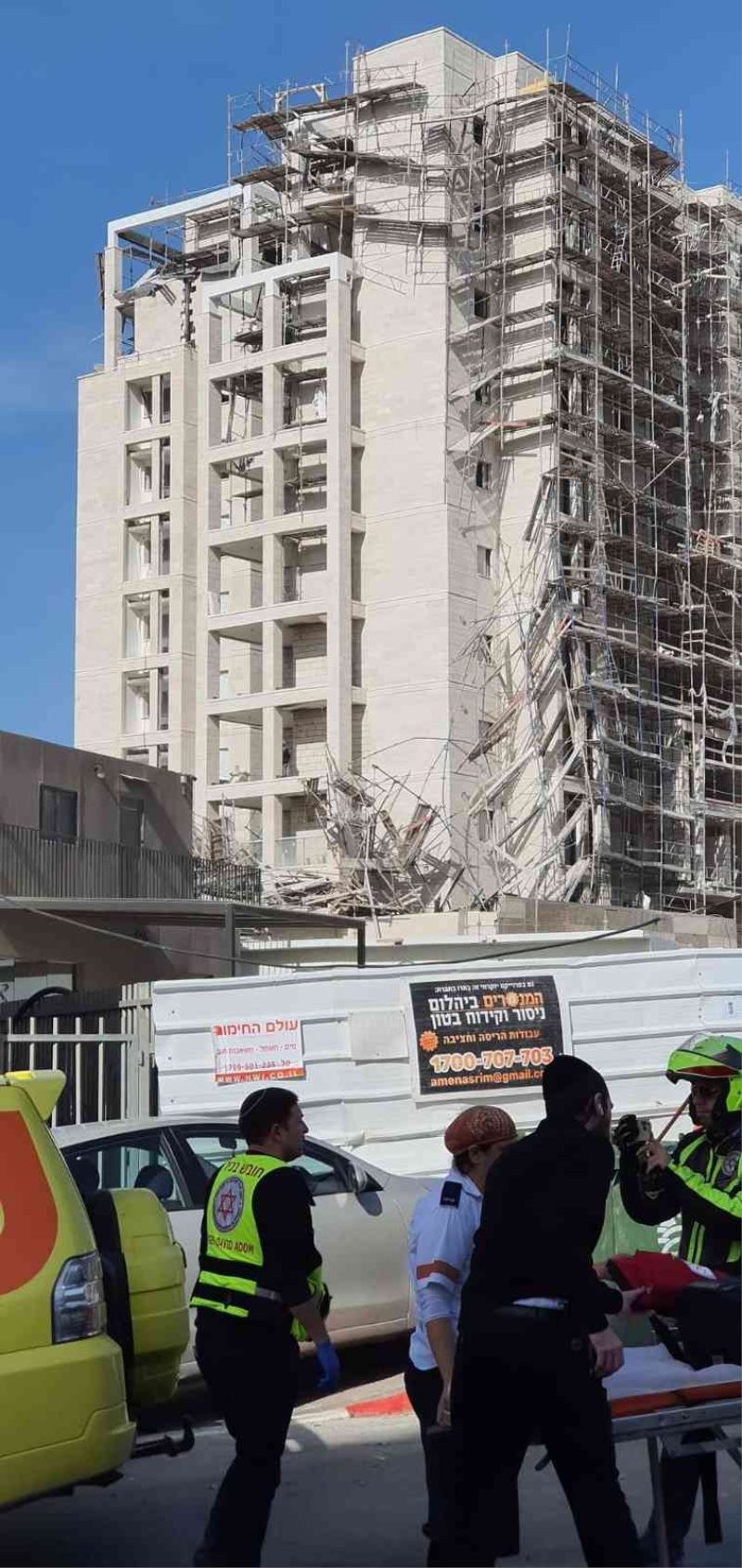 Batı Şeria’da inşaat iskelesi çöktü: 2 ölü
