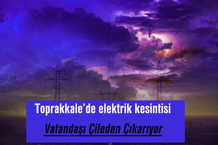 Elektrik kesintisi vatandaşı mağdur ediyor