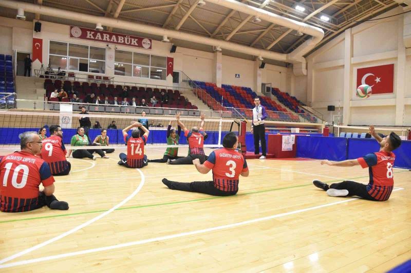 Oturarak Voleybol 1.Lig 1.Etap müsabakaları Karabük’te başladı
