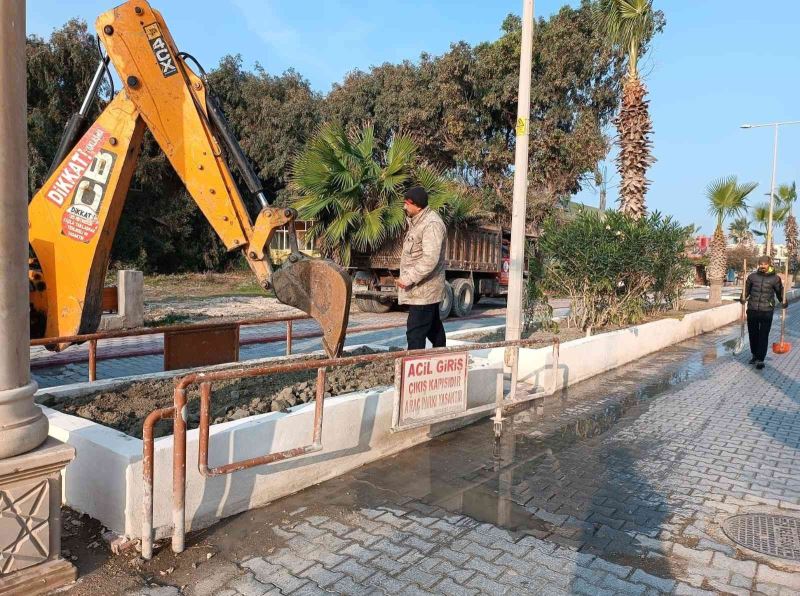 Samandağ’da çevre düzenlemesi