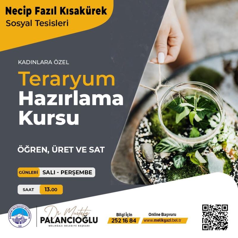 MELMEK’te teraryum hazırlama kursu başladı
