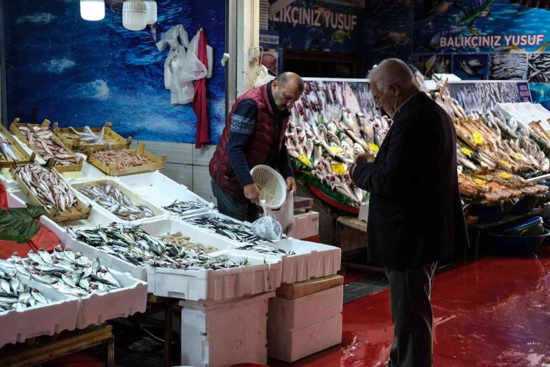 İstanbul’da balık tezgahlarının en ucuz balığı 70 TL ile hamsi oldu
