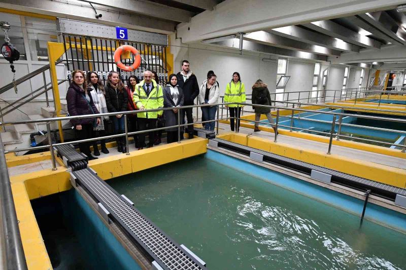 ODTÜ öğrencileri İvedik İçme Suyu Arıtma Tesisi’ni ziyaret etti
