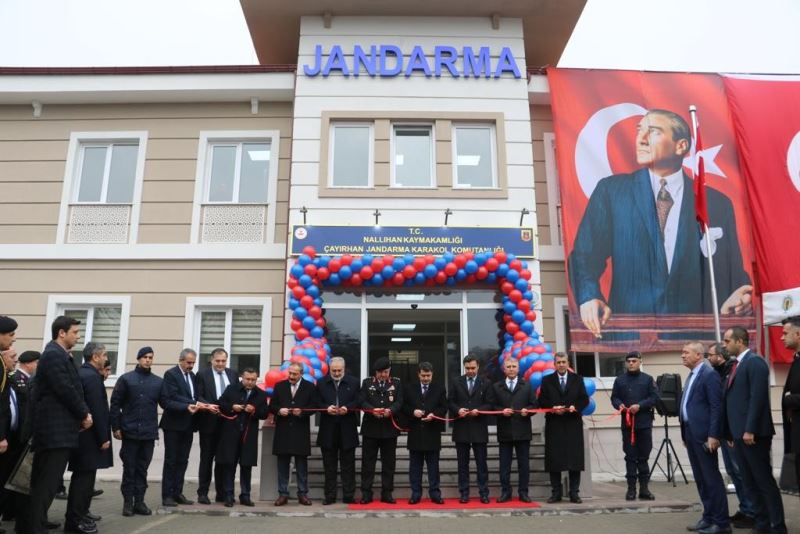 Çayırhan Jandarma Karakol Komutanlığı hizmet binası açıldı
