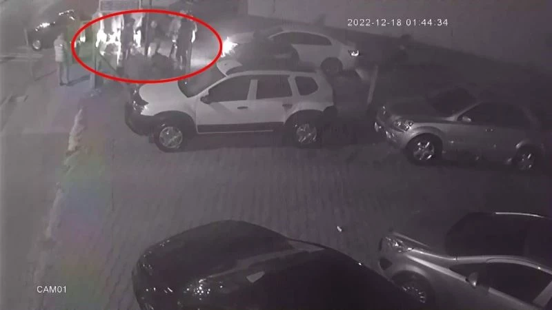 Kendi galerilerinin önünde ölesiye darp edildiler
