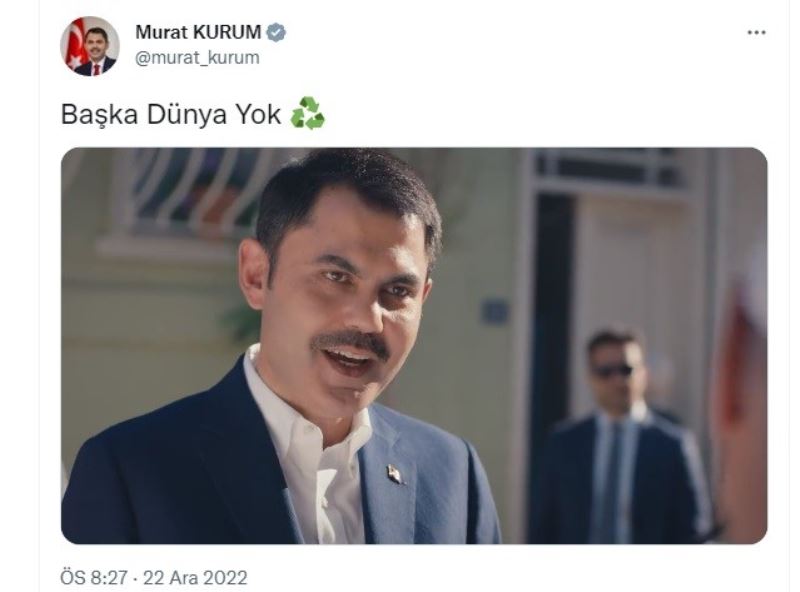 Bakan Kurum’dan Türk sineması tadında bir kısa film daha
