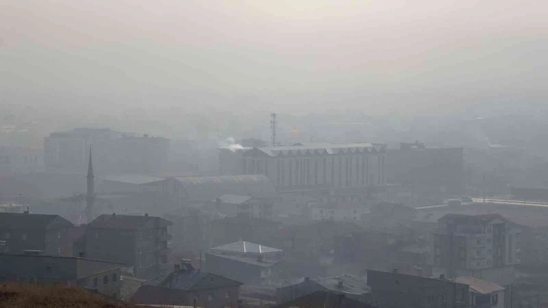 Yüksekova’da yoğun sis: Görüş mesafesi 10 metreye kadar düştü

