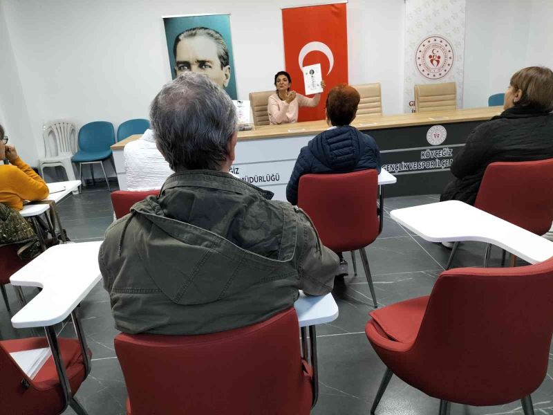 Köyceğiz Tazelenme Üniversitesi’nde eğitimler devam ediyor
