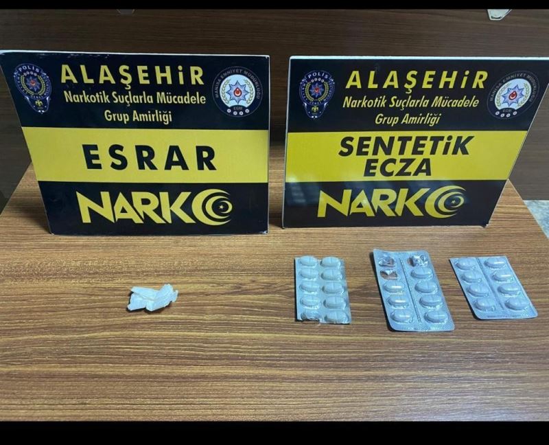 Alaşehir’de uyuşturucudan 1 tutuklama
