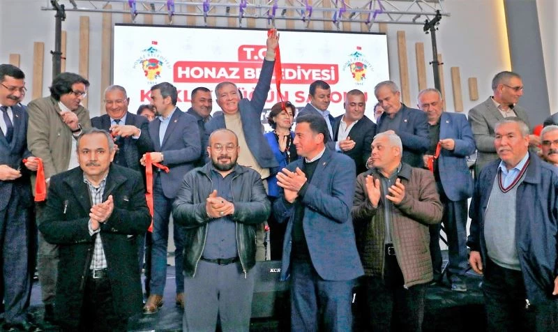 Honaz Belediyesi Kaklık Düğün Salonu törenle halkın hizmetine sunuldu
