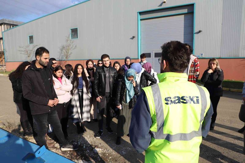 İçme suyundaki örnek çalışmalar üniversite öğrencilerinin dersine konu oldu
