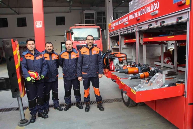 Batman İtfaiyesi 1 yılda 3 bin 55 olaya müdahale etti
