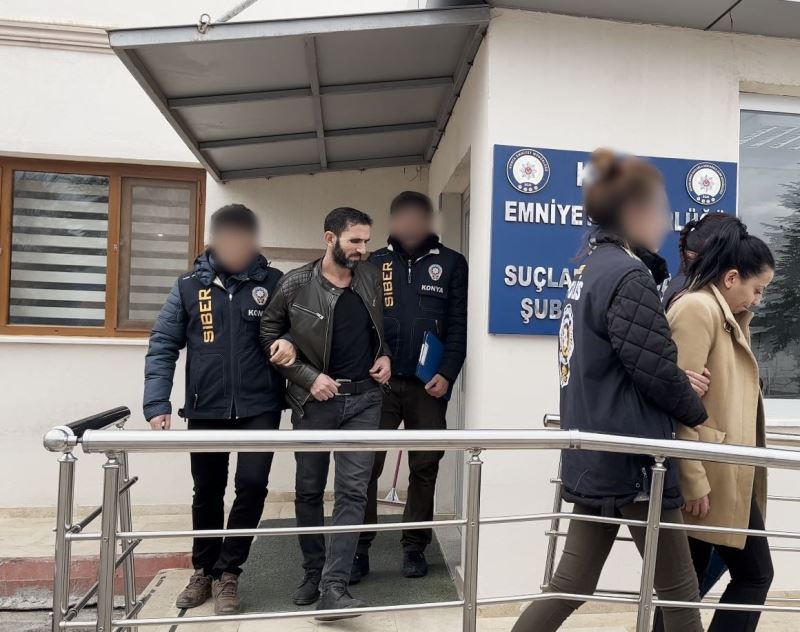 Konya’da internet dolandırıcılarına operasyon: 4 tutuklama
