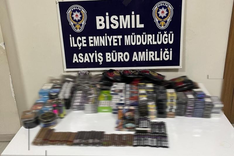 Bismil’de huzur uygulaması: Silah ve bandrolsüz tütün ele geçirildi
