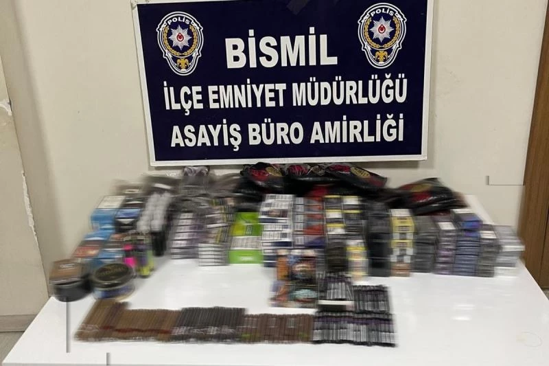 Bismil’de huzur uygulaması: Silah ve bandrolsüz tütün ele geçirildi

