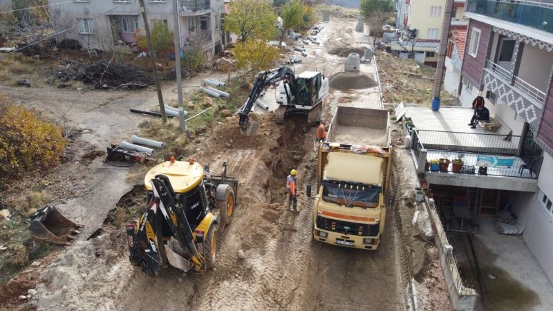 Demirci’de altyapı dönüşümü devam ediyor
