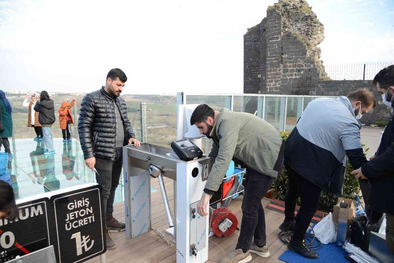 Cam Teras’a Diyarkart ile giriş yapılabilecek
