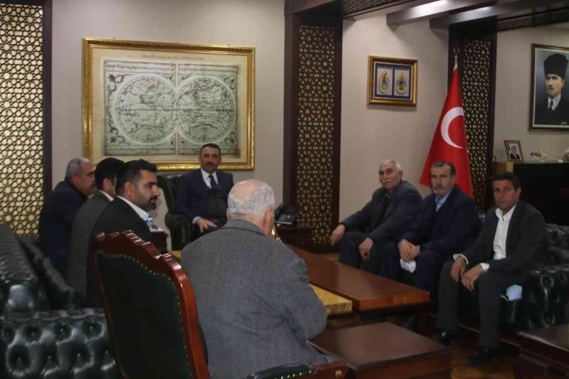 Siirt Gazi ve Şehit Aileleri Dernekler Federasyonundan Vali Hacıbektaşoğlu’na ziyaret

