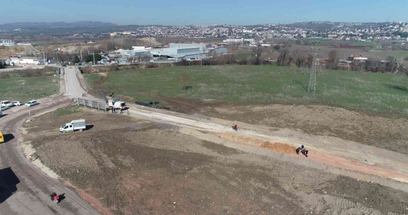 Nilüfer’i Mudanya’ya bağlayan yol asfaltlanıyor
