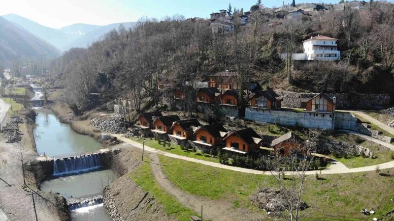 14 Şubat’a günler kala bungalov evler doldu taştı
