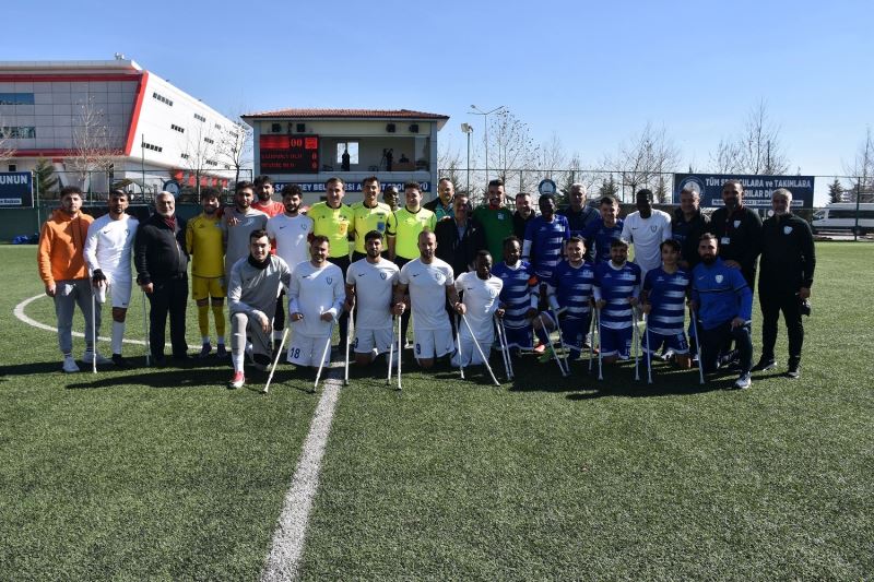 Şahinbey Ampute kendi evinde çok farklı 6-0
