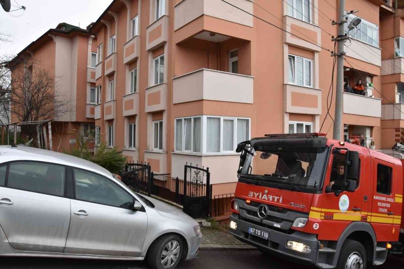 Ocakta unutulan yağ yangına neden oldu
