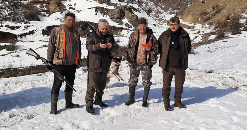Usulsüz avlanan 18 kişiye ceza
