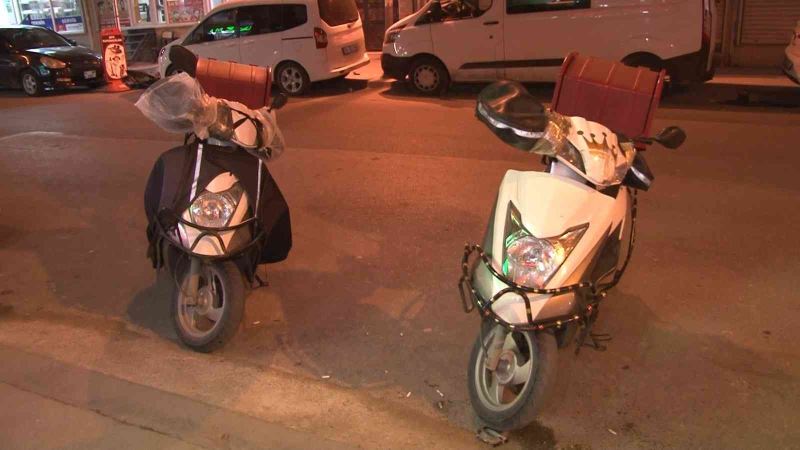 Esenyurt’ta bir kebapçıda motokurye olarak işe başlayan şahıs, ikinci siparişinde motosikleti çaldı
